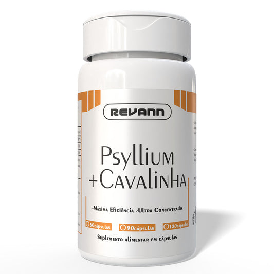Psyllium + Cavalinha 60 e 120 Cápsulas