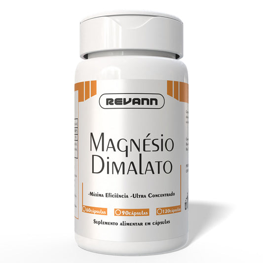 Magnésio Dimalato 60 e 120 Cápsulas