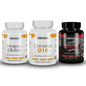 Kit Força e Desempenho - Coenzima Q10 + Moringa Oleifera + Maca Hardcore 60 e 120 Cápsulas