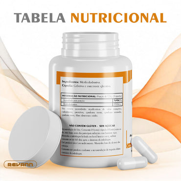 Vitamina B12 1000 mcg 60 e 120 Cápsulas