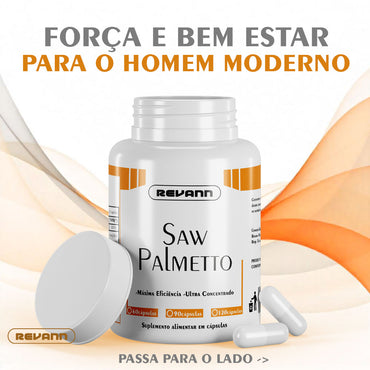 Saw Palmetto 60 e 120 Cápsulas